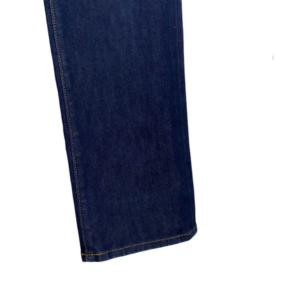 J Brand Mid Rise Slim Straight Leg Dark Wash Denim Jeans Whiskering 28 - Picture 9 of 16